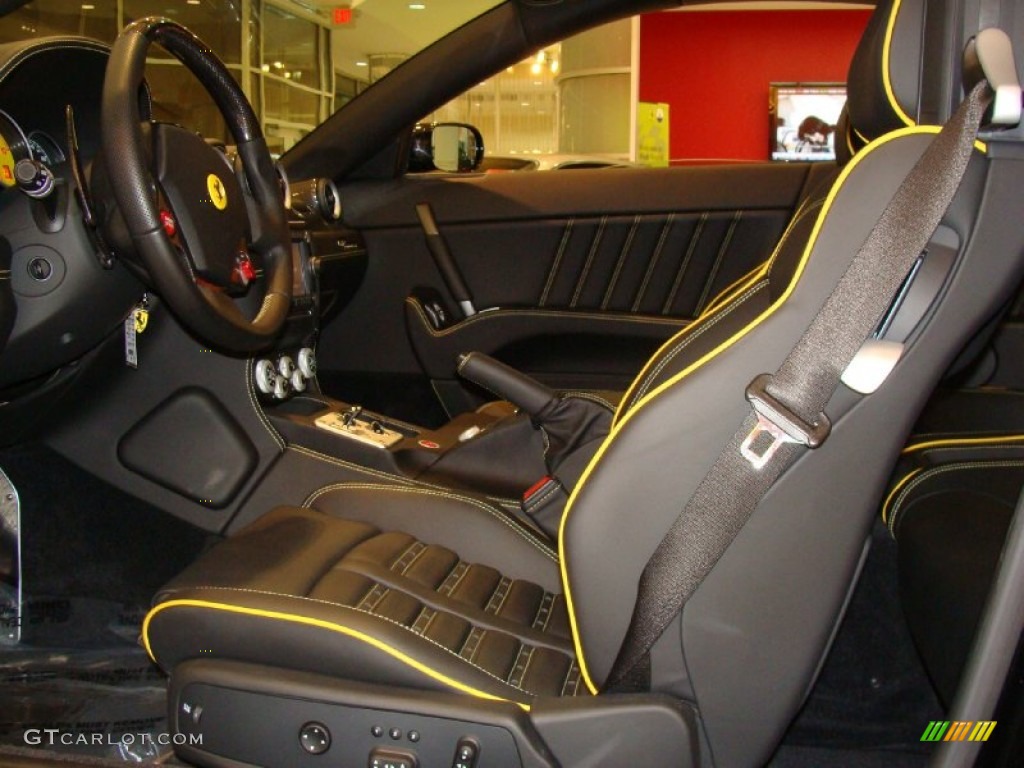Nero Interior 2010 Ferrari 612 Scaglietti F1A Photo #56848145