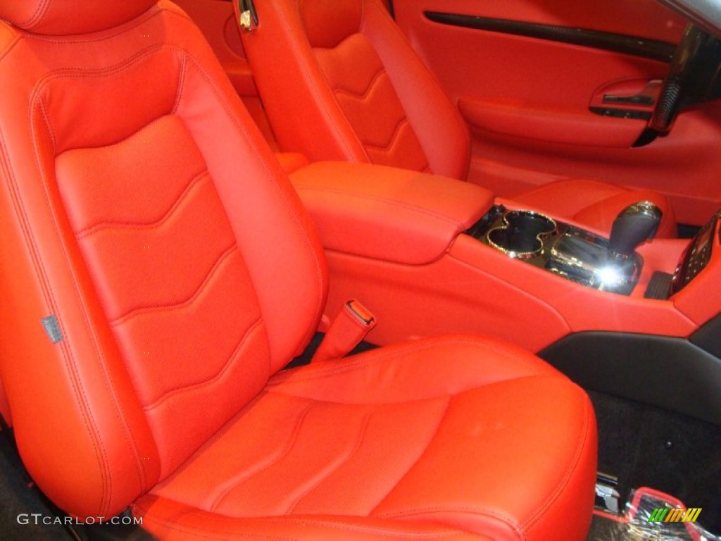 Rosso Corallo Interior 2012 Maserati GranTurismo Convertible GranCabrio Sport Photo #56848664