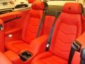 Rear passengers seats in Rosso Corallo 2012 Maserati GranTurismo Convertible GranCabrio Sport Parts