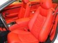 Drivers seat in Rosso Corallo 2012 Maserati GranTurismo Convertible GranCabrio Sport Parts
