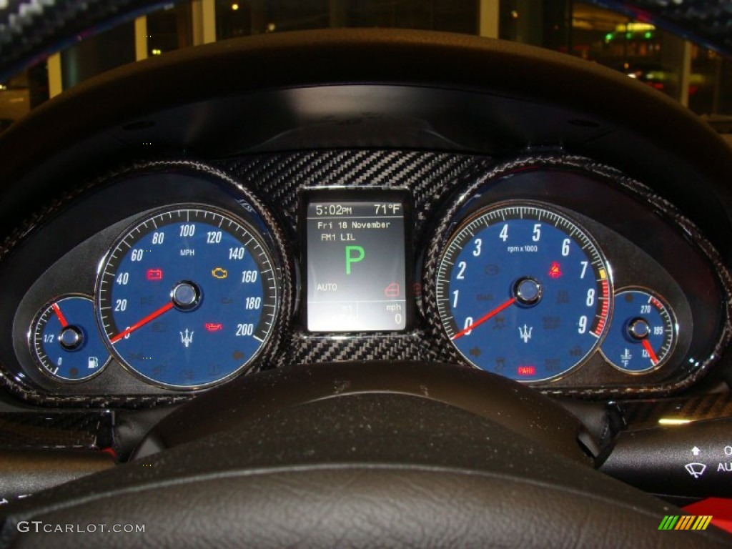 2012 Maserati GranTurismo Convertible GranCabrio Sport Gauges Photo #56848775
