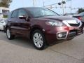 Basque Red Pearl 2010 Acura RDX SH-AWD Technology Exterior