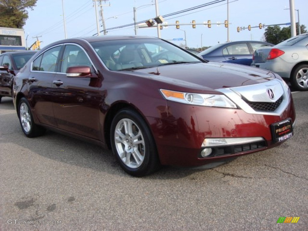 Basque Red Pearl 2009 Acura TL 3.5 Exterior Photo #56849622