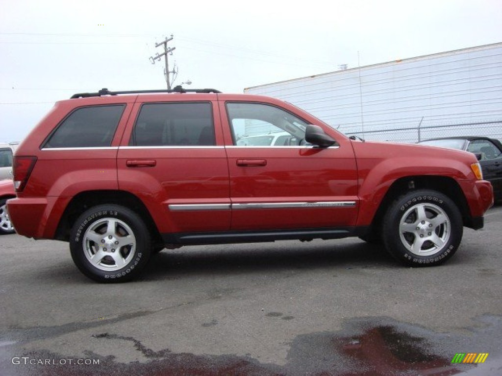 2006 Grand Cherokee Limited 4x4 - Inferno Red Crystal Pearl / Medium Slate Gray photo #6