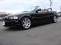 2002 Jet Black BMW 3 Series 325i Convertible  photo #2