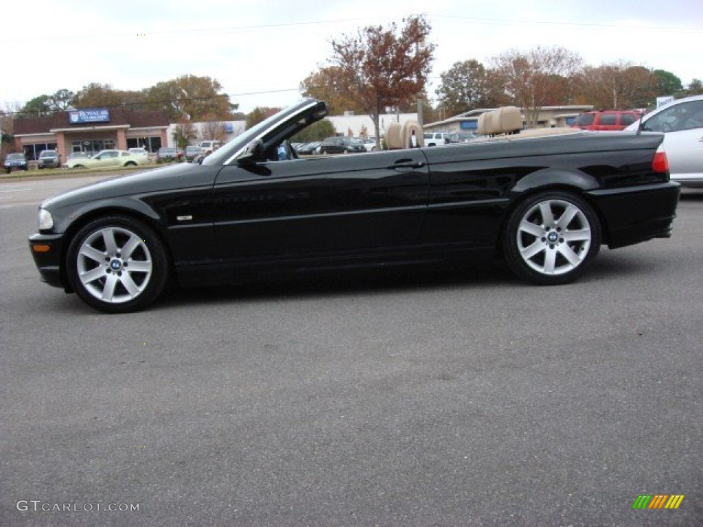 Jet Black 2002 BMW 3 Series 325i Convertible Exterior Photo #56851796
