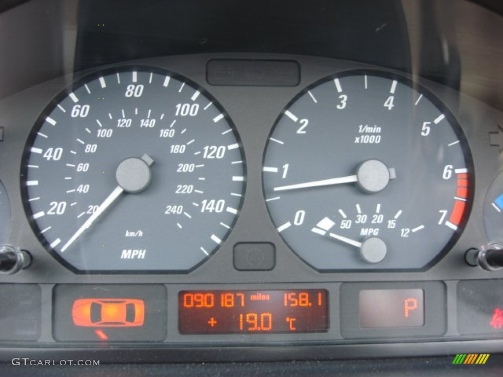 2002 BMW 3 Series 325i Convertible Gauges Photo #56851865