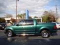 2001 Amazon Green Metallic Ford F150 Lariat SuperCrew  photo #5