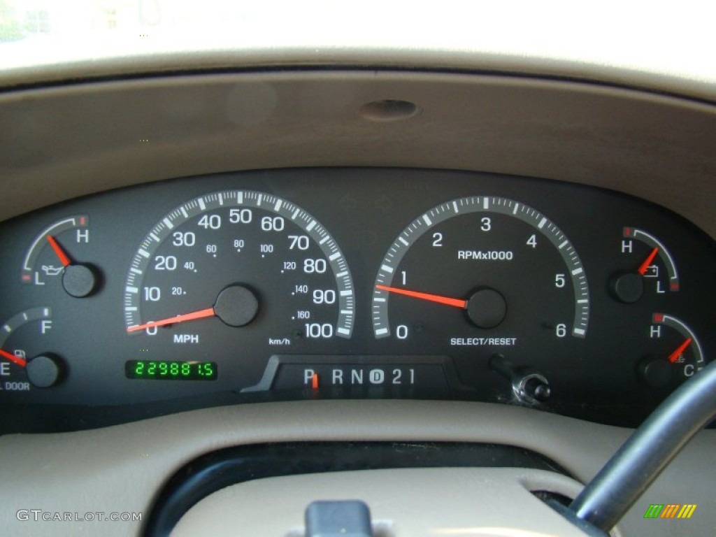 2001 F150 Lariat SuperCrew - Amazon Green Metallic / Medium Parchment photo #25