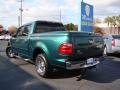 2001 Amazon Green Metallic Ford F150 Lariat SuperCrew  photo #32