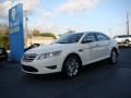 White Platinum Metallic Tri-Coat - Taurus Limited AWD Photo No. 4