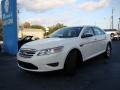 White Platinum Metallic Tri-Coat - Taurus Limited AWD Photo No. 34