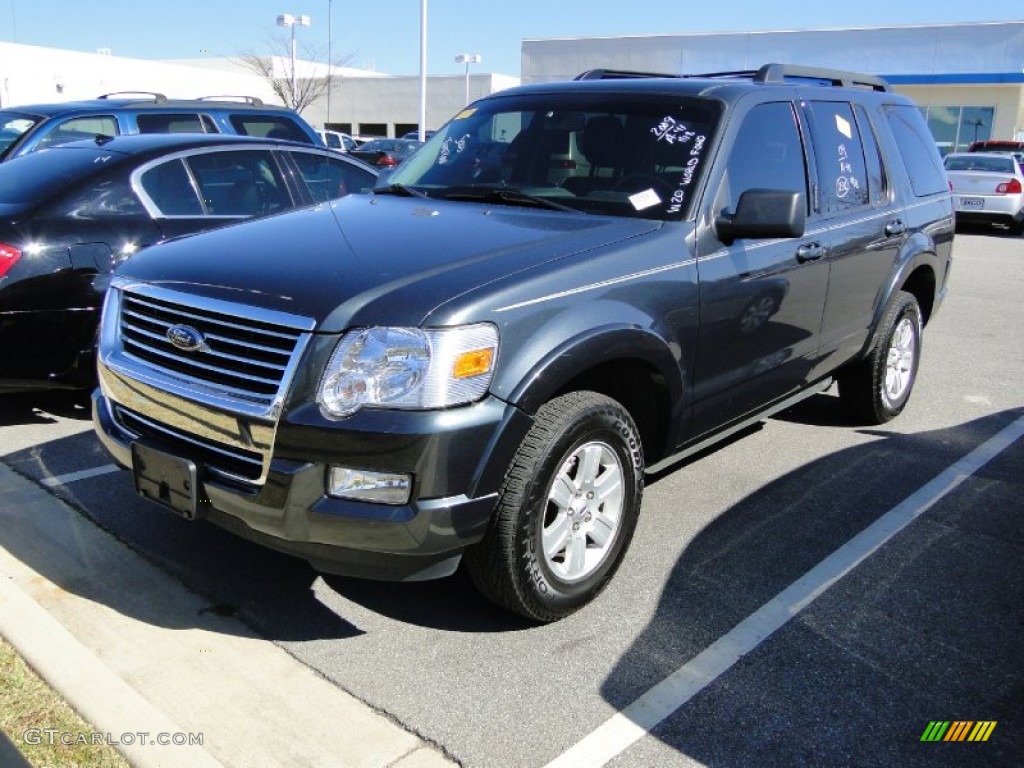 Black Pearl Slate Metallic 2009 Ford Explorer XLT Exterior Photo #56853581