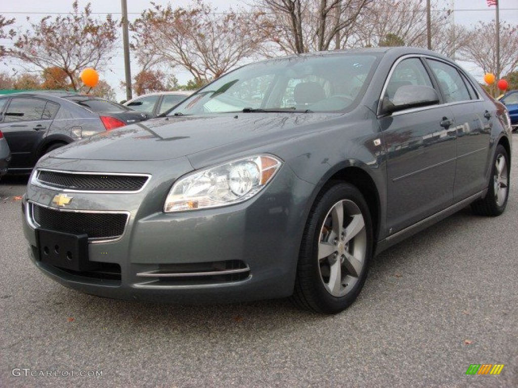 2008 Malibu LT Sedan - Dark Gray Metallic / Titanium Gray photo #6