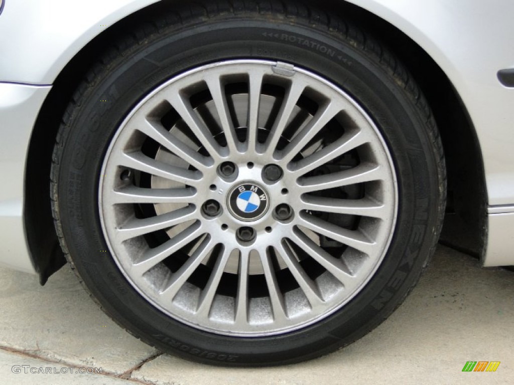 2003 3 Series 330i Sedan - Titanium Silver Metallic / Grey photo #34