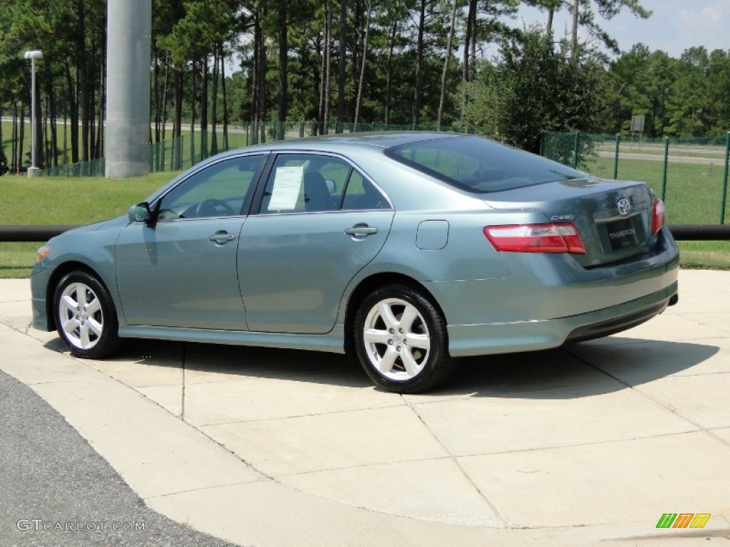 2009 Camry SE - Aloe Green Metallic / Charcoal photo #6