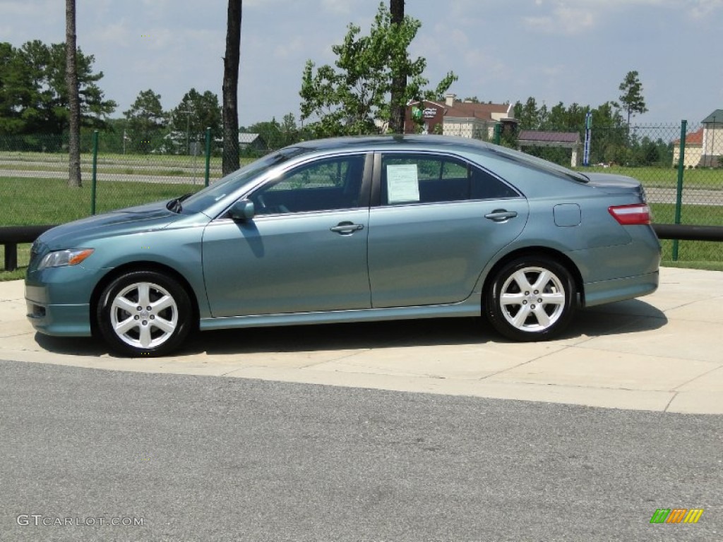 Aloe Green Metallic 2009 Toyota Camry SE Exterior Photo #56854901