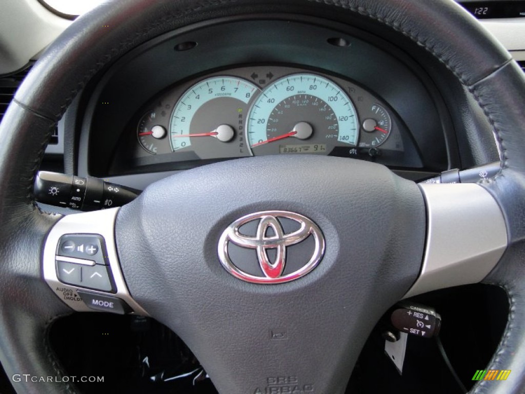 2009 Camry SE - Aloe Green Metallic / Charcoal photo #16