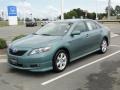 2009 Aloe Green Metallic Toyota Camry SE  photo #37