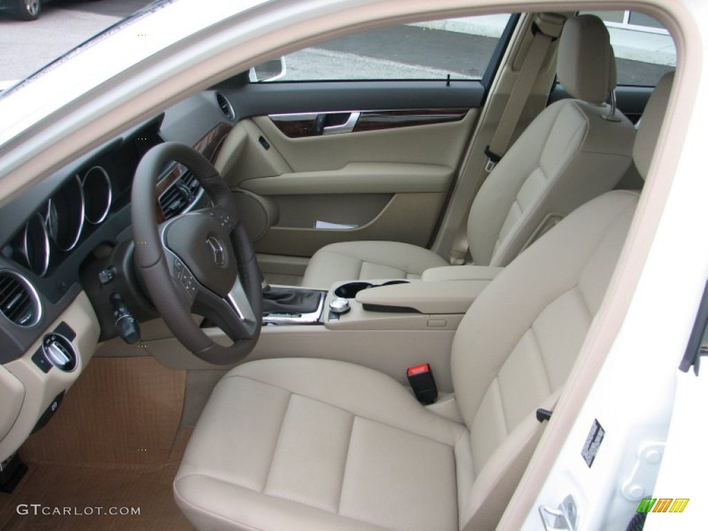 Sahara Beige Interior 2012 Mercedes-Benz C 300 Sport 4Matic Photo #56855906