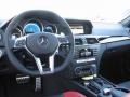 2012 Mercedes-Benz C AMG Classic Red/Black Interior Dashboard Photo