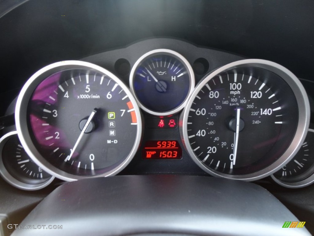 2010 Mazda MX-5 Miata Grand Touring Hard Top Roadster Gauges Photo #56856797