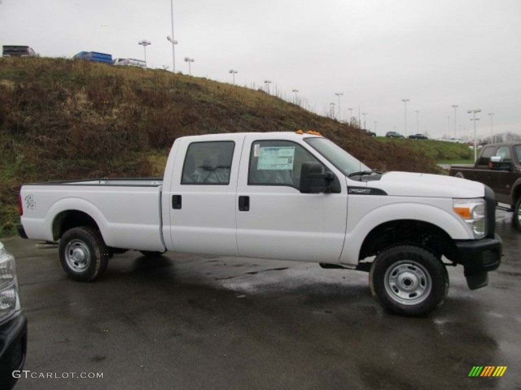 Oxford White 2012 Ford F250 Super Duty XL Crew Cab 4x4 Exterior Photo #56859347