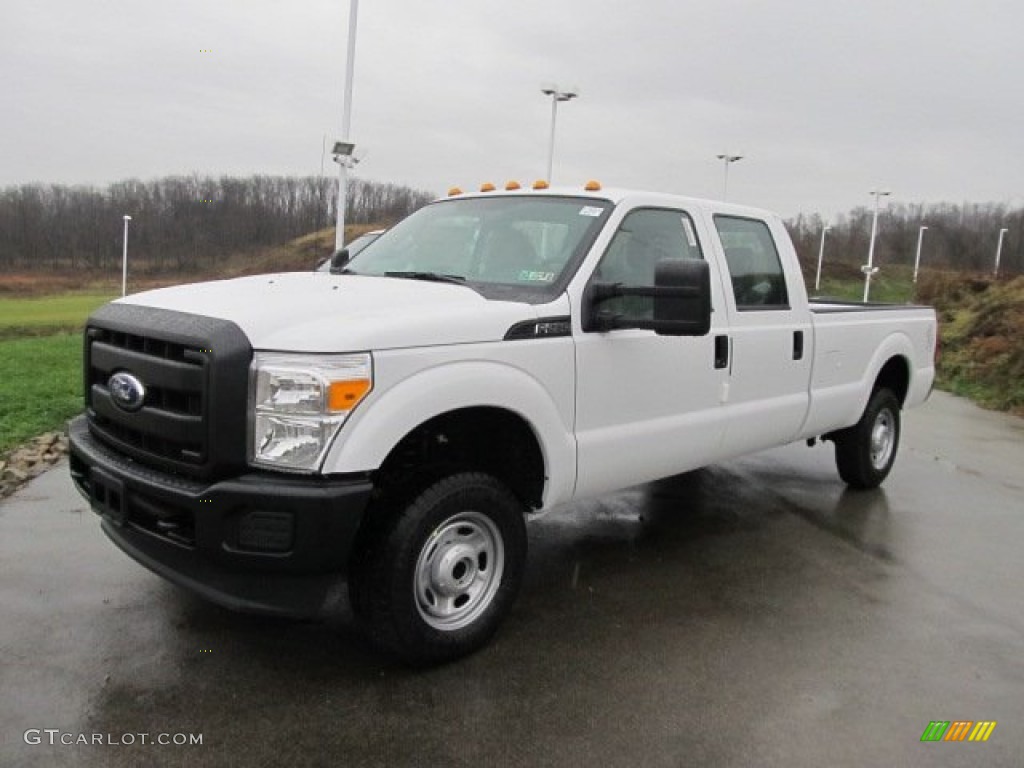 Oxford White 2012 Ford F250 Super Duty XL Crew Cab 4x4 Exterior Photo #56859374