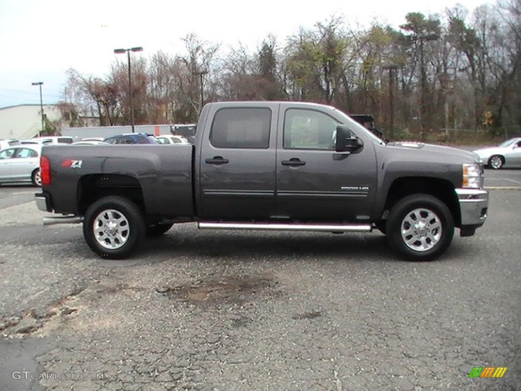 Taupe Grey Metallic 2011 Chevrolet Silverado 2500HD LT Crew Cab 4x4 Exterior Photo #56860070