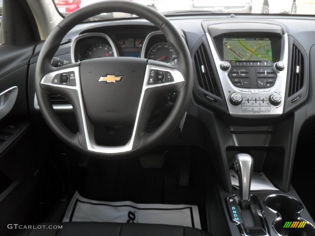 2012 Chevrolet Equinox LT AWD Jet Black Dashboard Photo #56860076