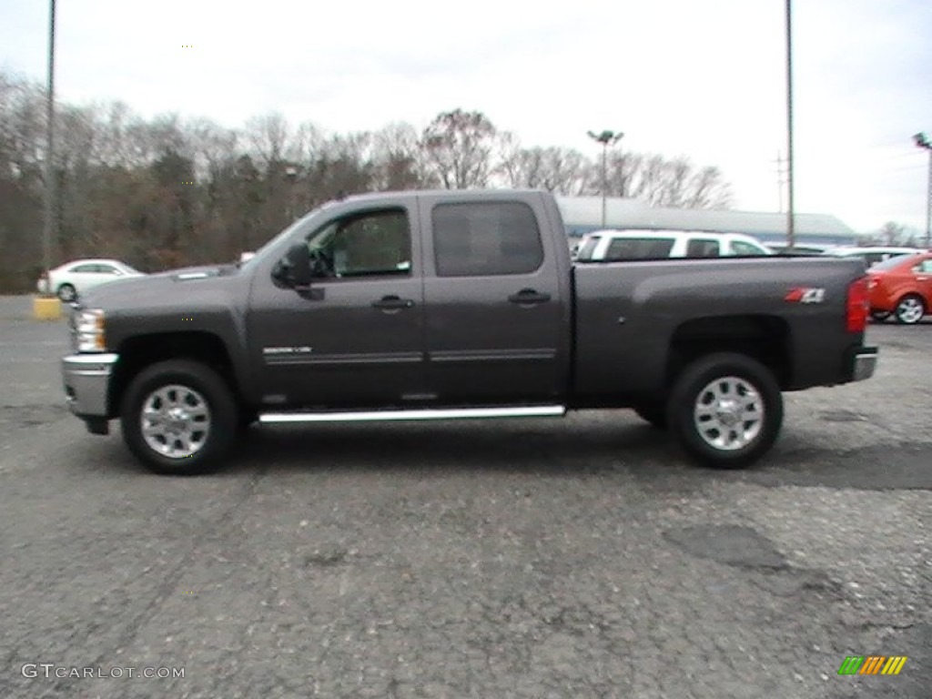 2011 Silverado 2500HD LT Crew Cab 4x4 - Taupe Grey Metallic / Ebony photo #9