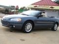 2002 Steel Blue Pearl Chrysler Sebring Limited Convertible  photo #2