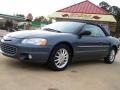 2002 Steel Blue Pearl Chrysler Sebring Limited Convertible  photo #6