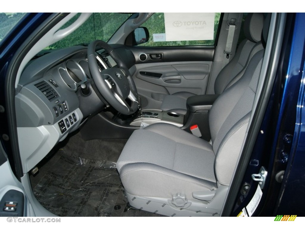 Graphite Interior 2012 Toyota Tacoma V6 TRD Double Cab 4x4 Photo #56860310