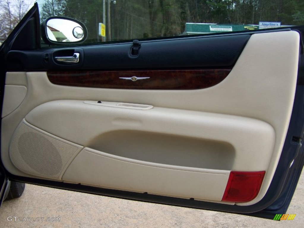 2002 Chrysler Sebring Limited Convertible Sandstone Door Panel Photo #56860331