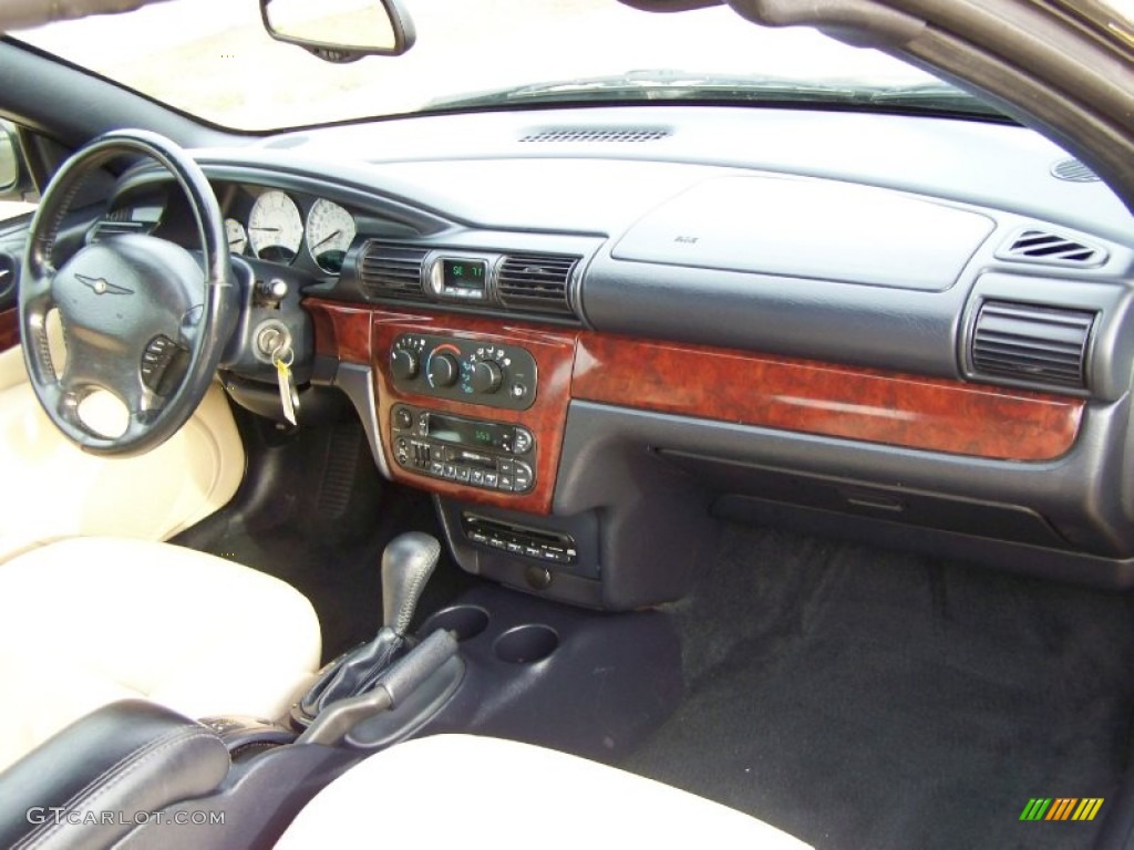 2002 Chrysler Sebring Limited Convertible Sandstone Dashboard Photo #56860391