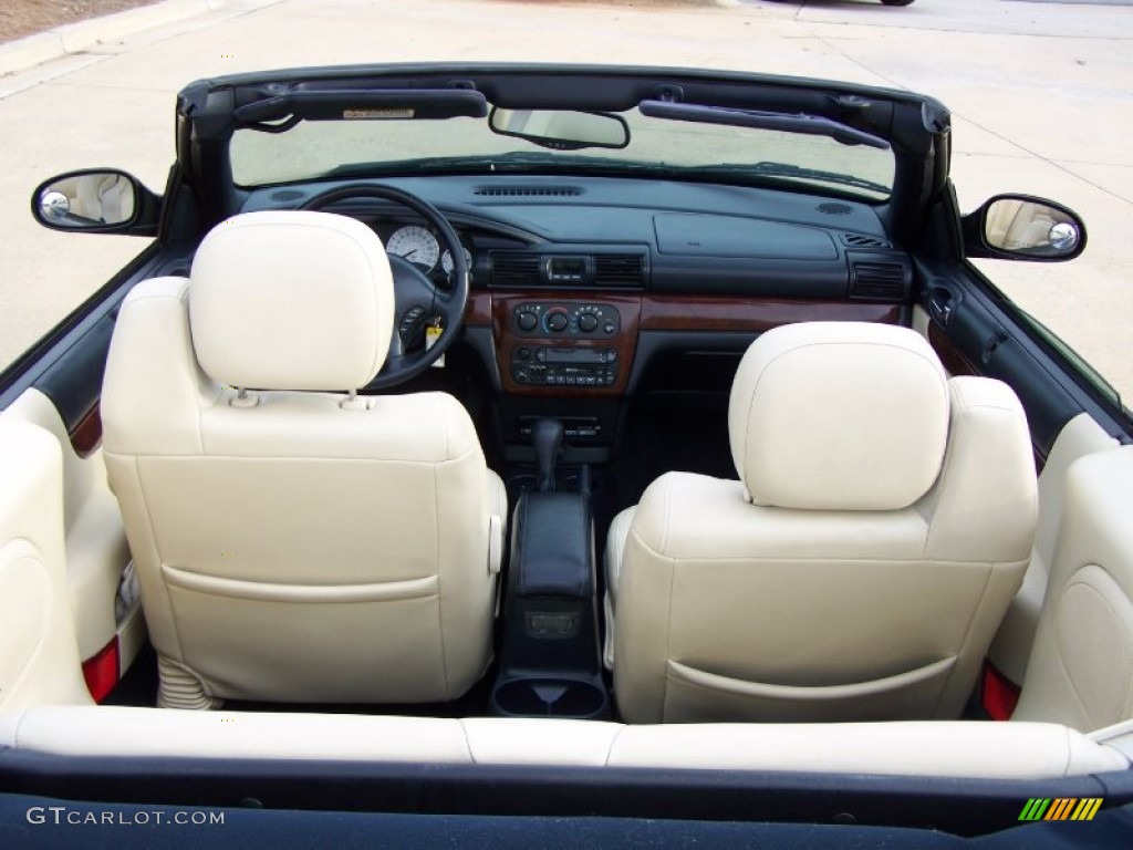 2002 Sebring Limited Convertible - Steel Blue Pearl / Sandstone photo #37