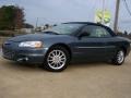 2002 Steel Blue Pearl Chrysler Sebring Limited Convertible  photo #49