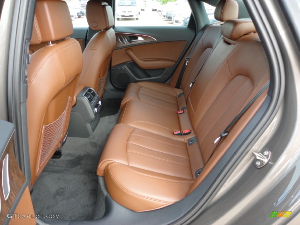 Nougat Brown Interior 2012 Audi A6 3.0T quattro Sedan Photo #56860607