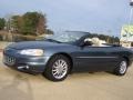 2002 Steel Blue Pearl Chrysler Sebring Limited Convertible  photo #55
