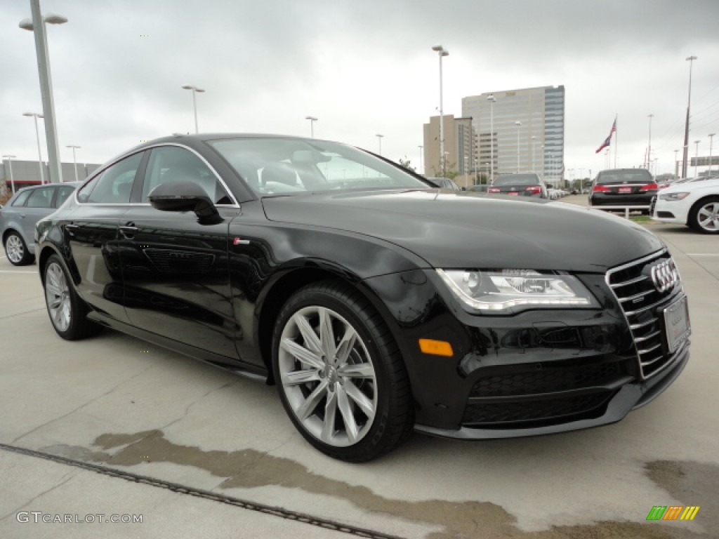 Brilliant Black 2012 Audi A7 3.0T quattro Prestige Exterior Photo #56860687