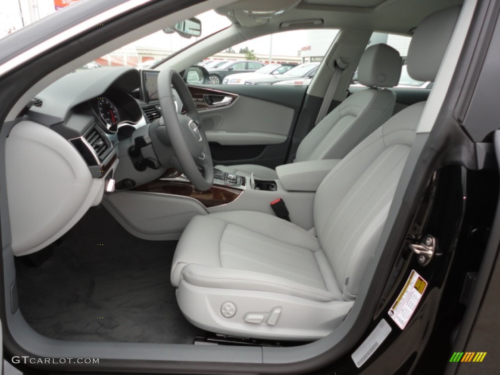 2012 Audi A7 3.0T quattro Prestige Drivers Seat in Titanium Grey Photo #56860718