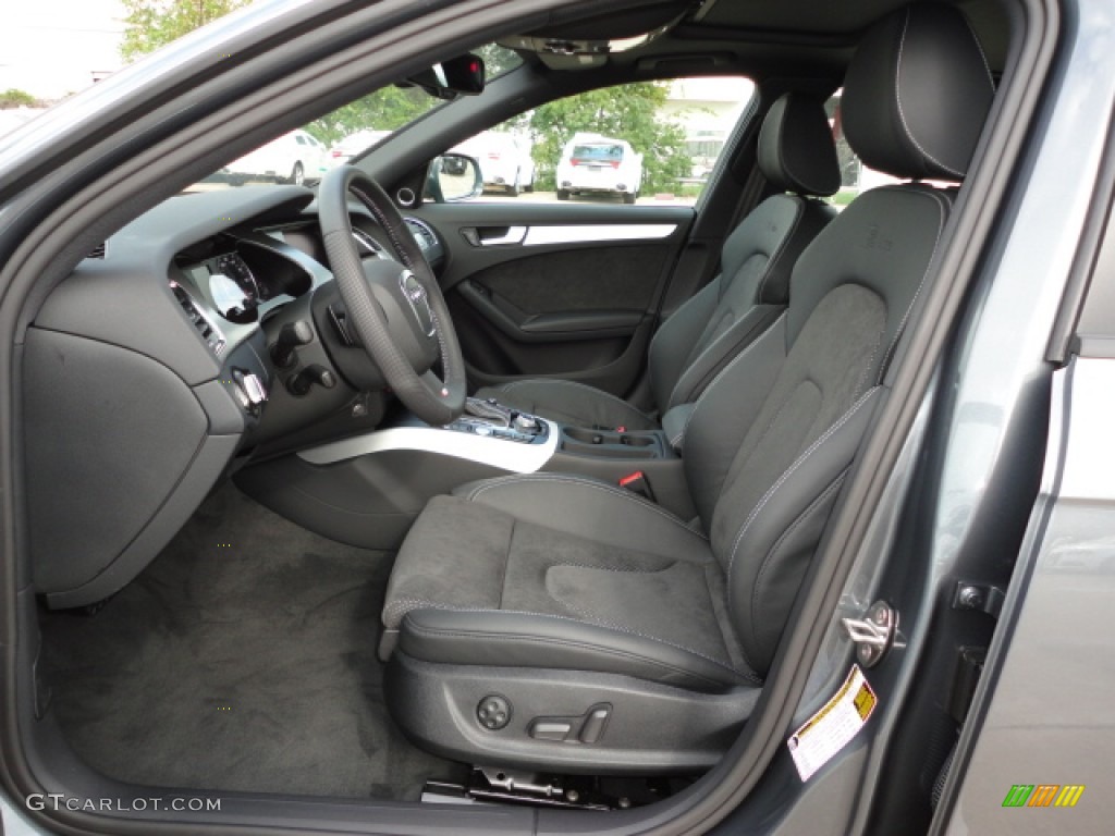 Black Interior 2012 Audi A4 2.0T quattro Sedan Photo #56861045