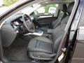 Black 2012 Audi A4 2.0T Sedan Interior Color