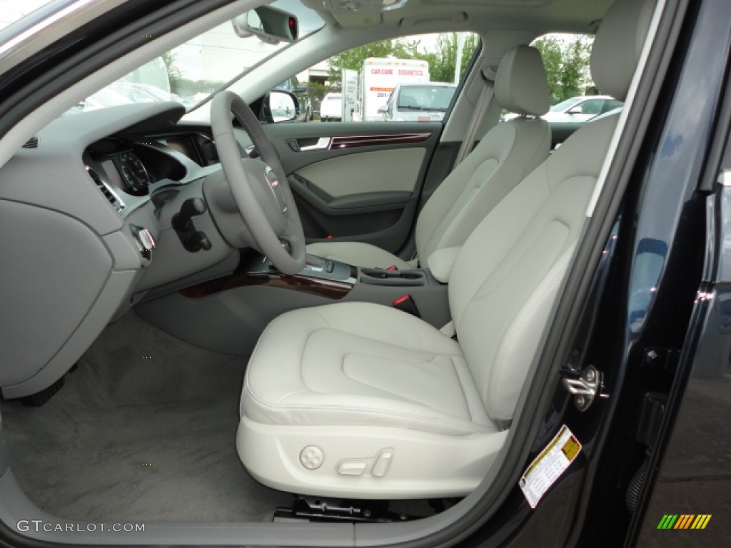 Light Gray Interior 2012 Audi A4 2.0T quattro Sedan Photo #56861366