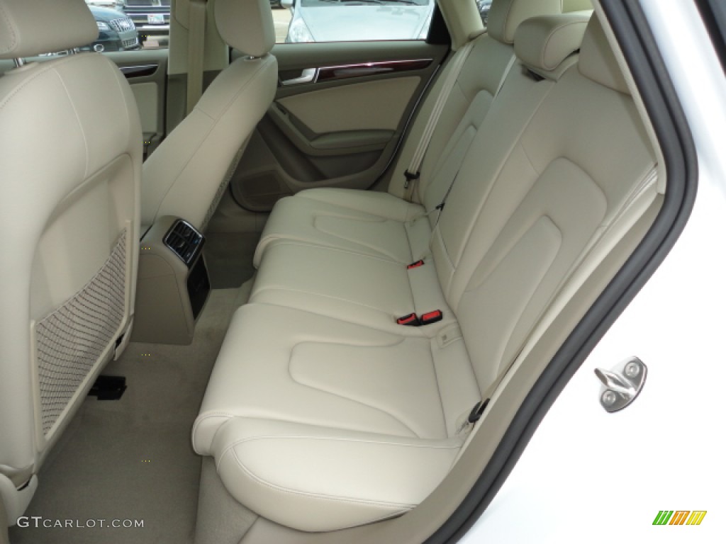 Cardamom Beige Interior 2012 Audi A4 2.0T quattro Sedan Photo #56861453