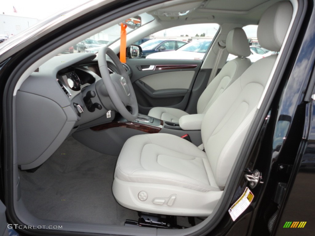Light Gray Interior 2012 Audi A4 2.0T Sedan Photo #56861608