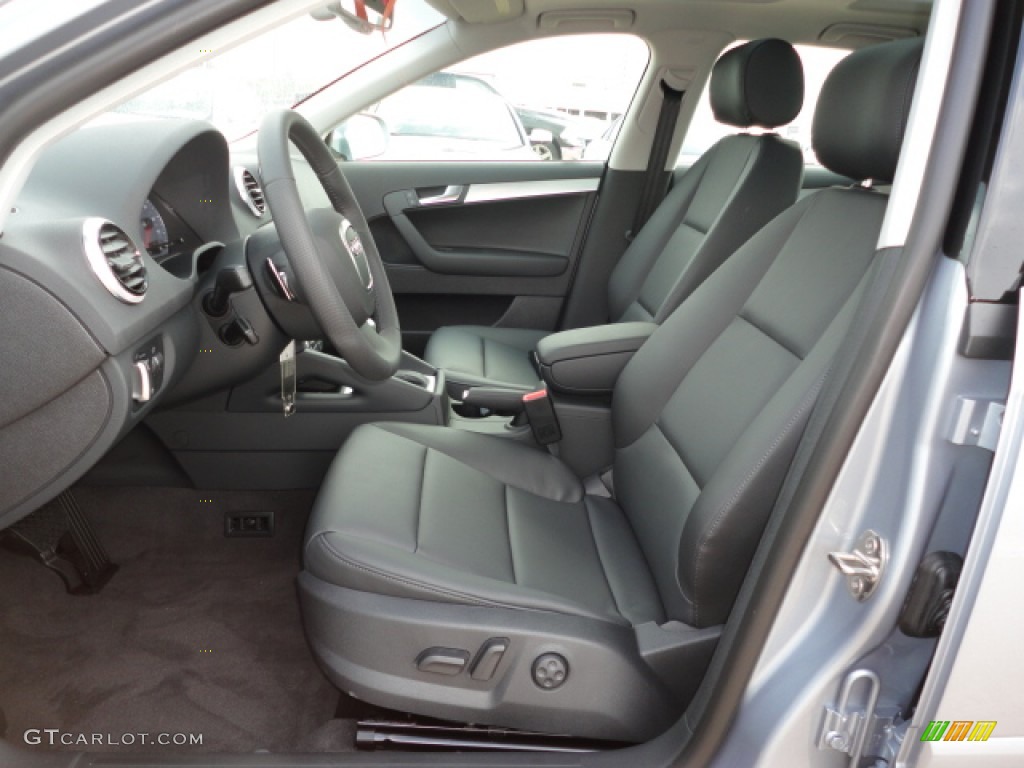 Black Interior 2012 Audi A3 2.0T Photo #56861690