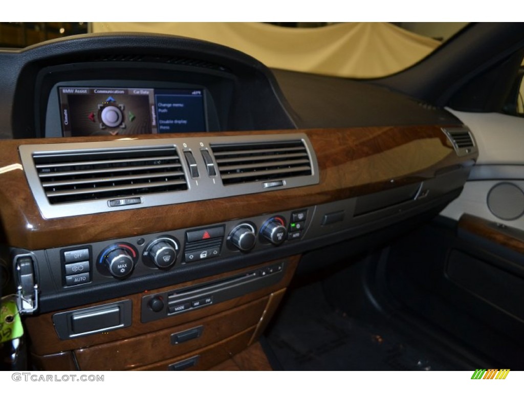 2008 7 Series 750Li Sedan - Monaco Blue Metallic / Cream Beige photo #31