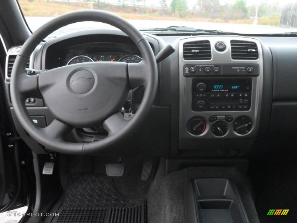 2012 Chevrolet Colorado LT Extended Cab 4x4 Ebony Dashboard Photo #56862314